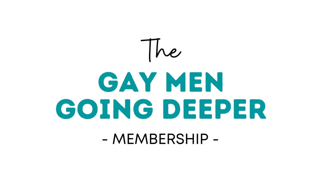 Gay Men Going Deeper membership coaching program